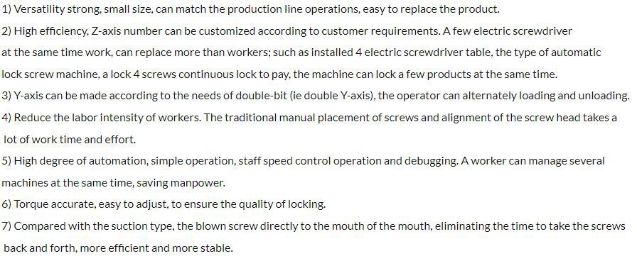 screw locking machine screw locking machine